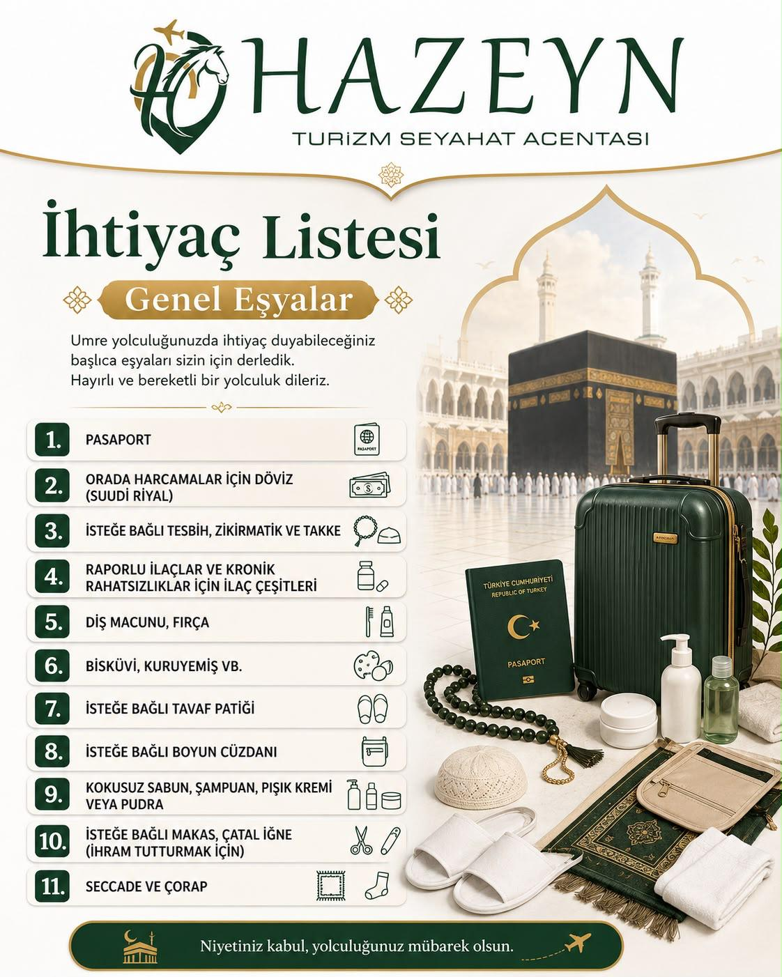 Genel ihtiyaç listesi